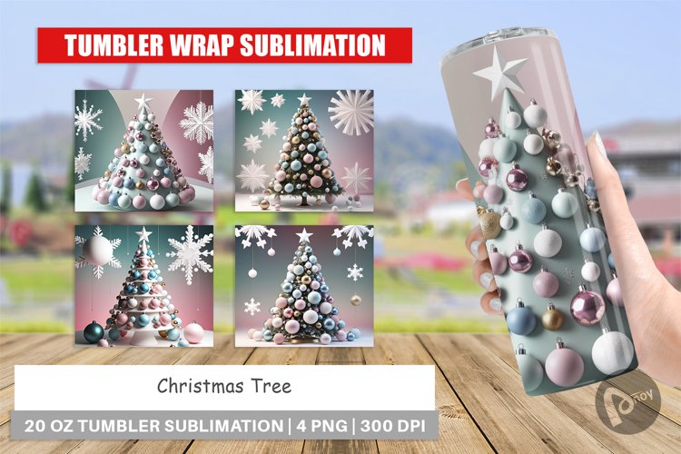 Christmas Tumbler Wrap Image 9