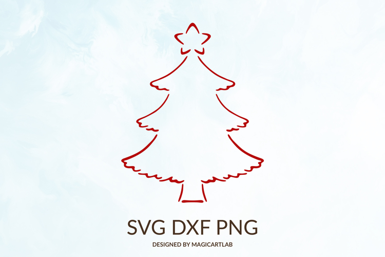 Christmas Tree SVG|Christmas Tree Stencil