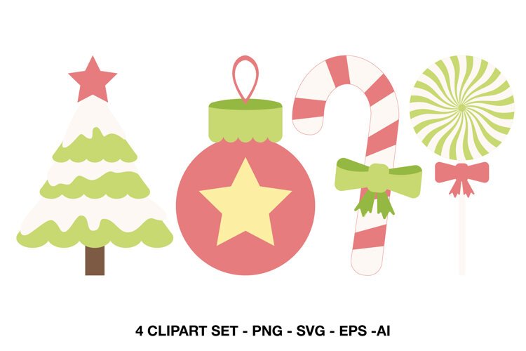 Festive Christmas tree illustration with star topper