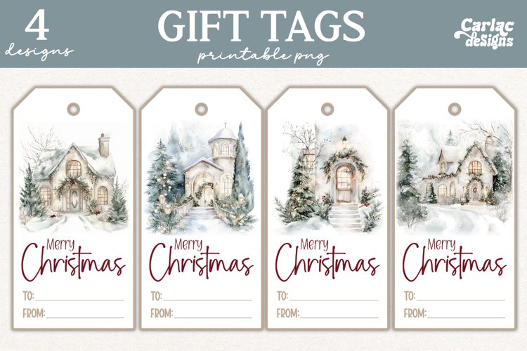 Gift Tag Clipart Image 7
