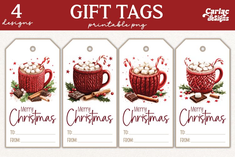 Christmas Gift Tags, Merry Christmas Printable Tags