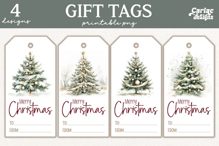 Gift Tag Clipart Image 23