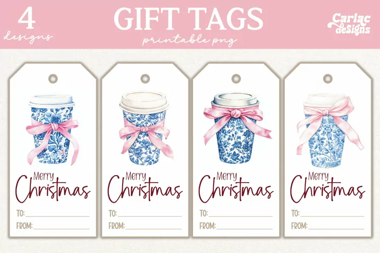 Christmas Gift Tags, Merry Christmas Printable Tags