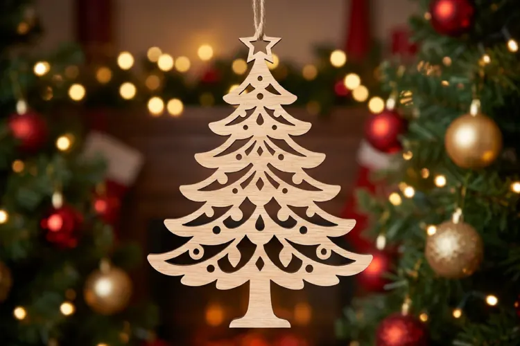 Christmas Tree Hanging Laser Cut