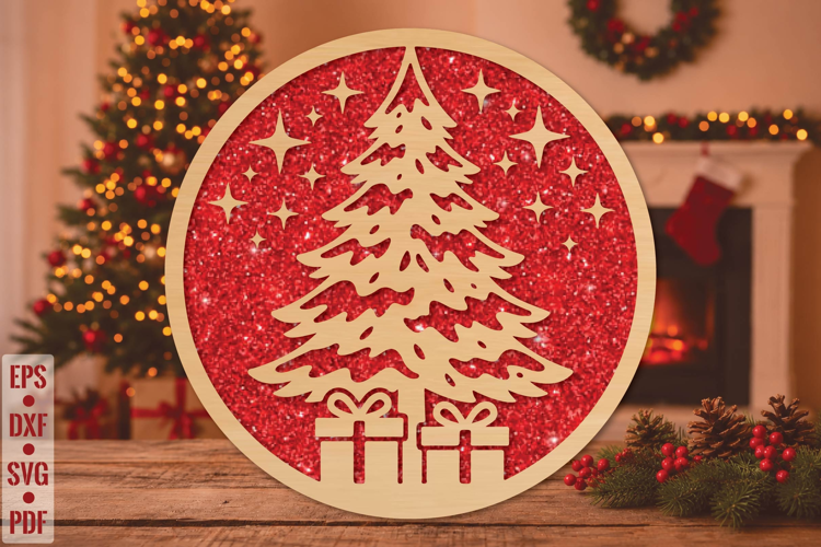 Christmas Tree Laser Cut SVG