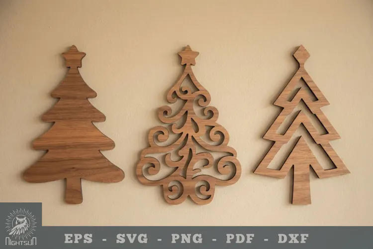 Christmas Tree Lasercut Wall Decor