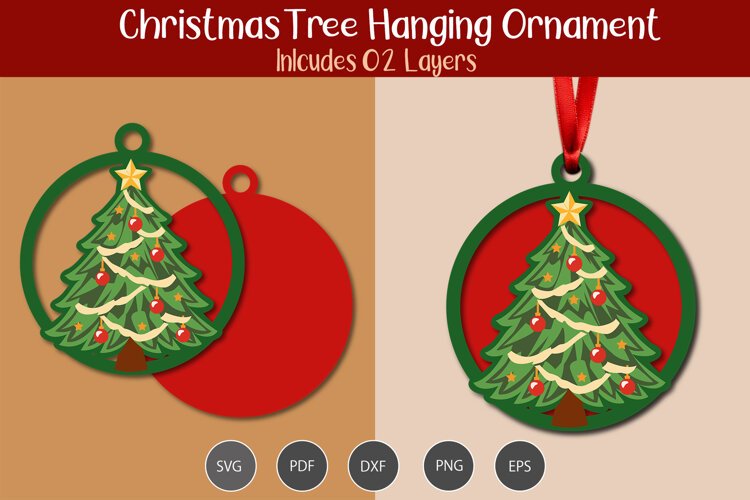Christmas tree ornament example image 1