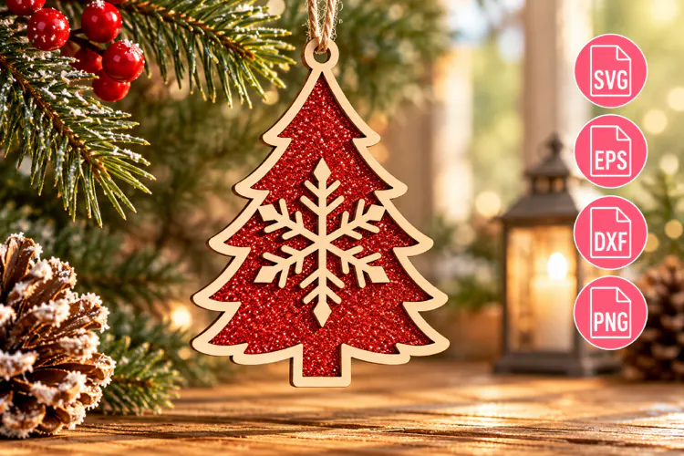 Christmas Tree SVGLaser Cut
