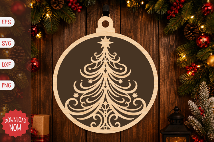 Christmas Tree Ornament SVG