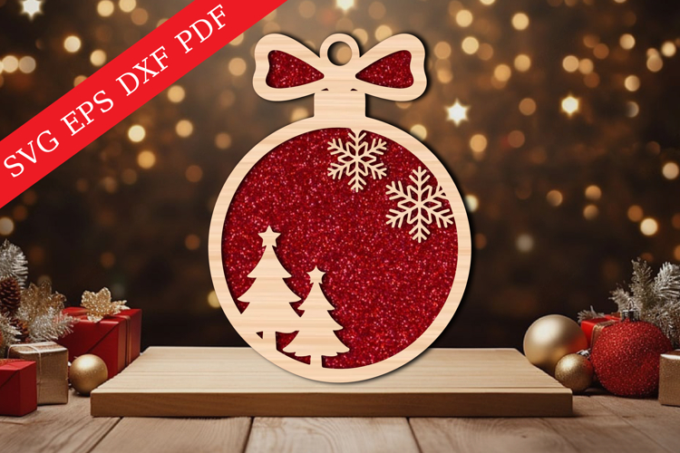 Christmas Tree Ornament SVG