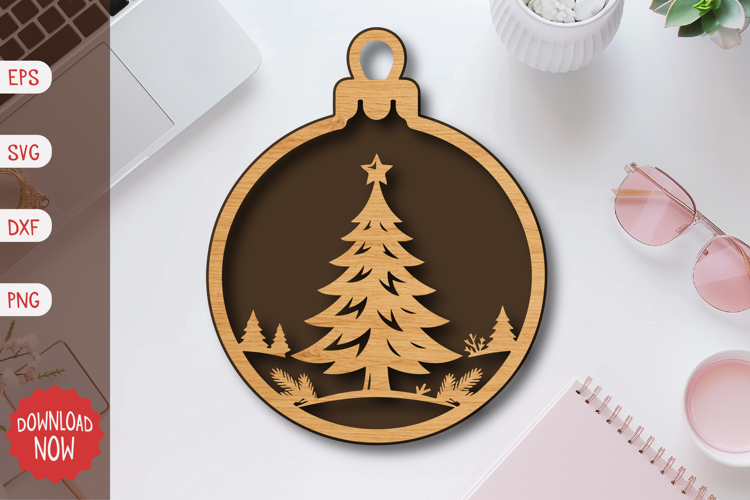 Christmas Tree Ornament SVG