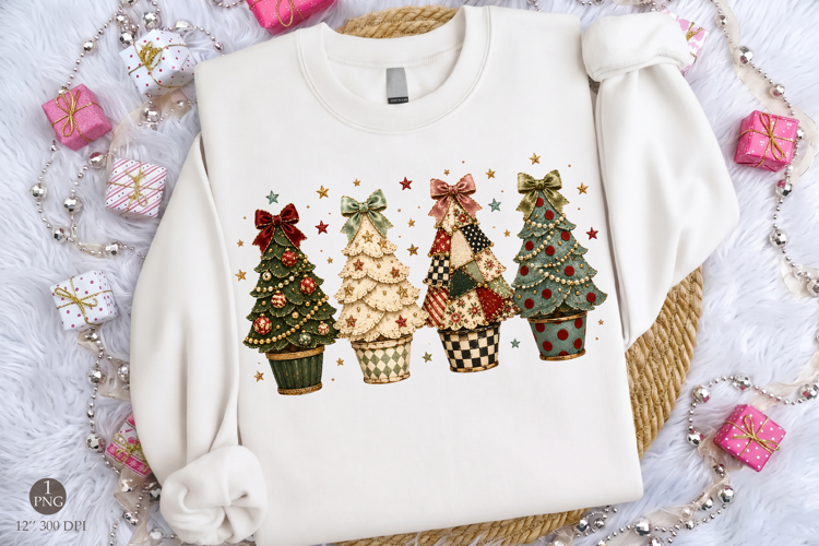Christmas Tree Png, Whimsical Holiday Tree Design