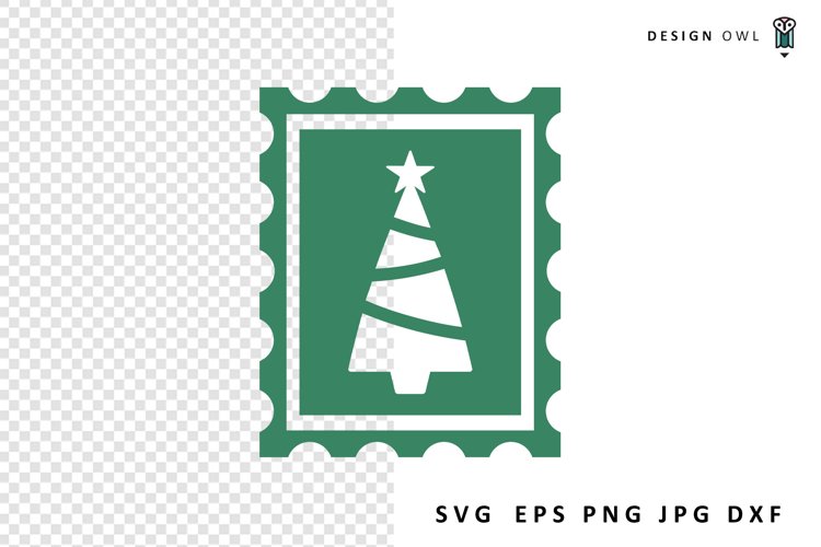 christmas stamp svg for cricut
