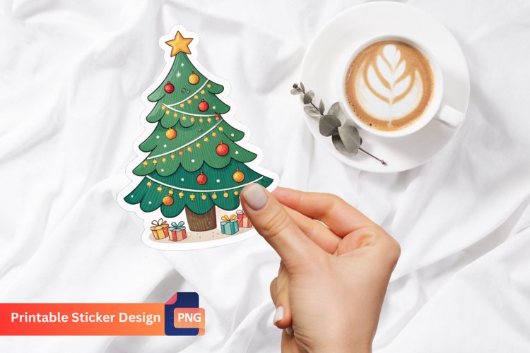 Xmas Tree Clipart Image 10