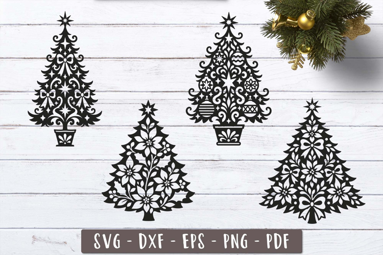 Christmas tree svg Holiday clipart