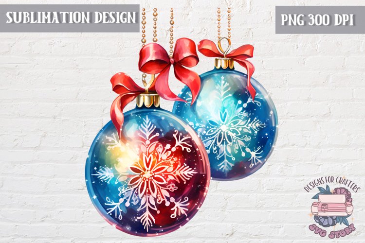 Christmas Ball Ornament Clipart Image 2