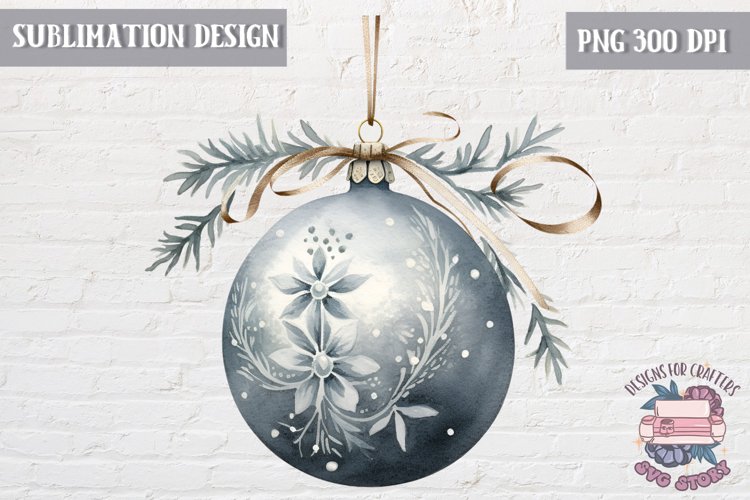 Christmas Ball Ornament Clipart Image 24