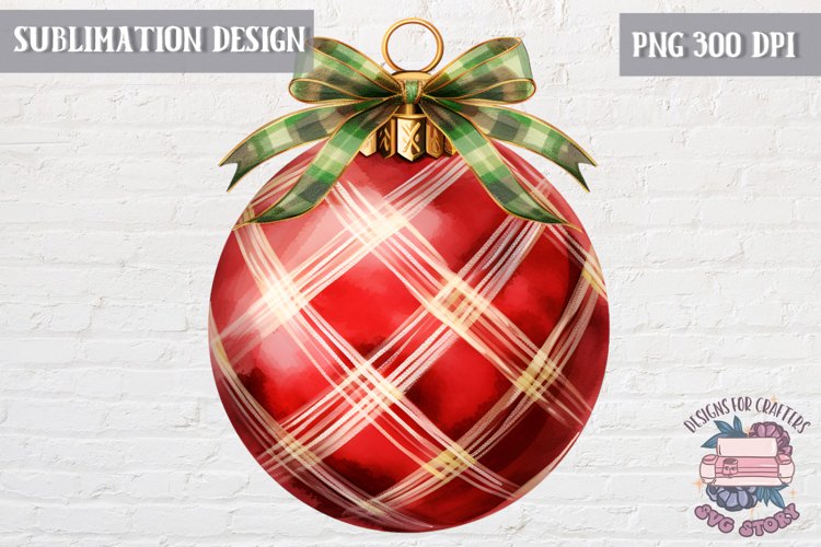 Christmas Ball Ornament Clipart Image 9