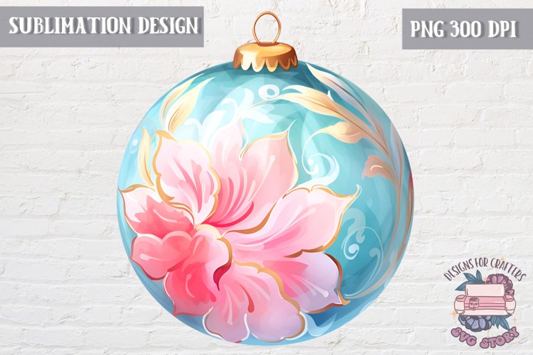 Christmas Ball Ornament Clipart Image 4