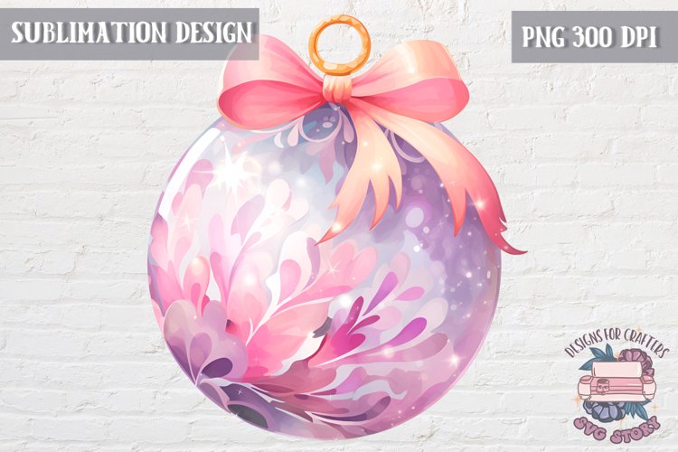 Christmas Ball Ornament Clipart Image 24