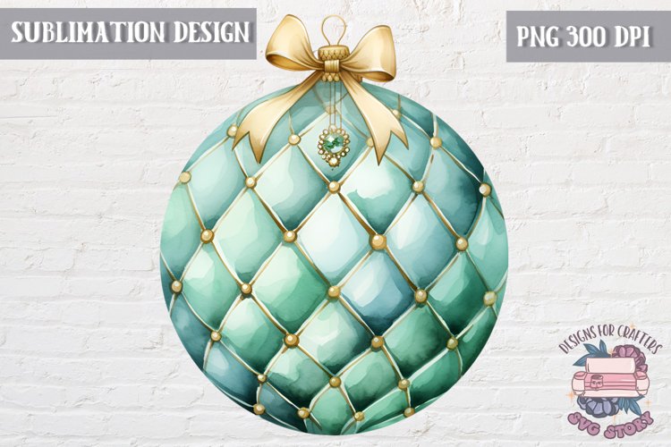 Christmas Ball Ornament Clipart Image 17