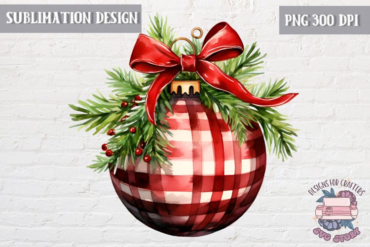 Christmas Ball Ornament Clipart Image 14