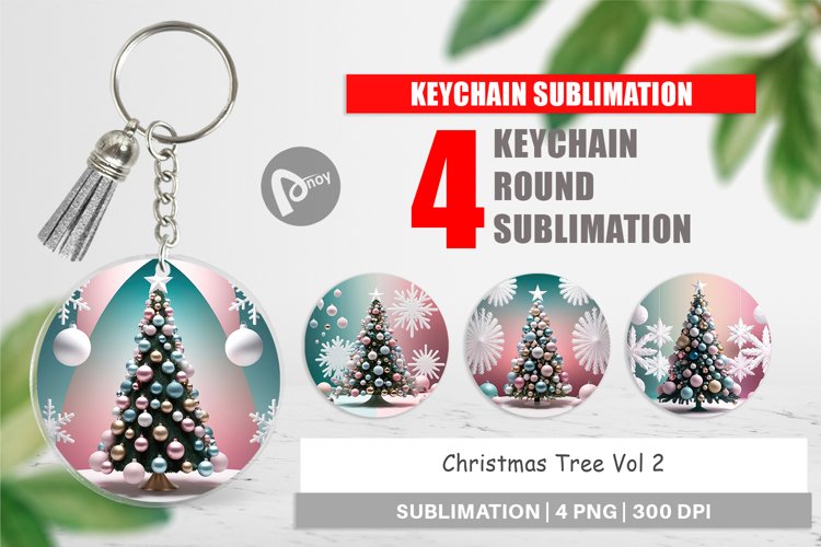 Keychain Christmas Tree