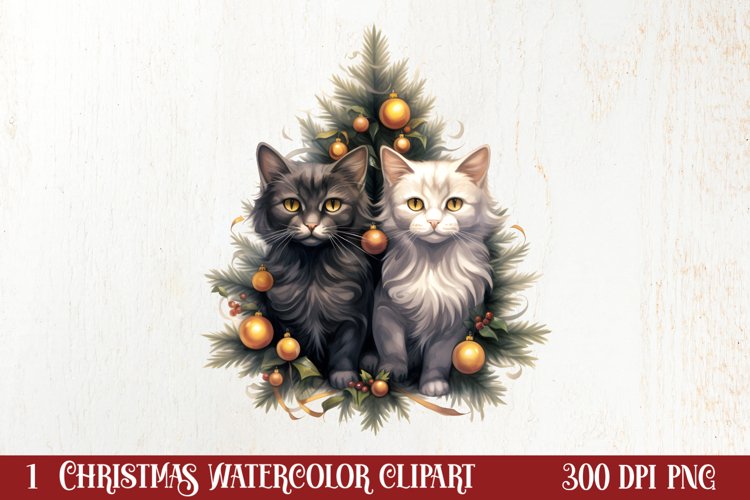 Christmas Tree With Many Dogs Clipart PNG