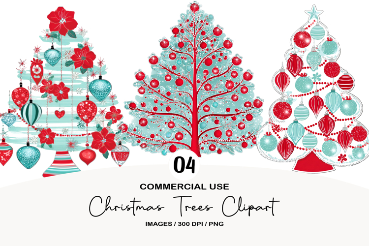 Christmas Trees Clipart