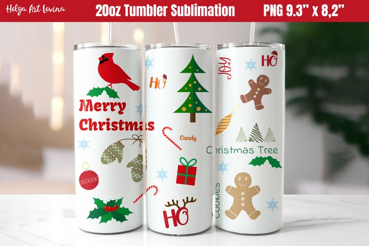 Christmas Tumbler Wrap Image 4
