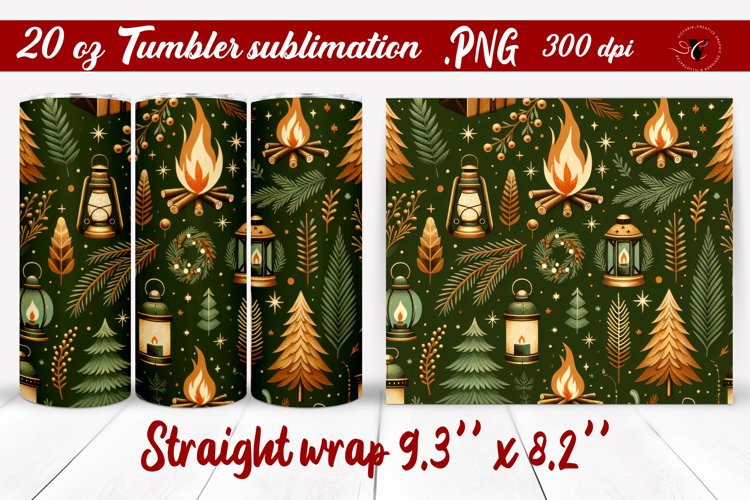 Christmas Tumbler Wrap Image 2