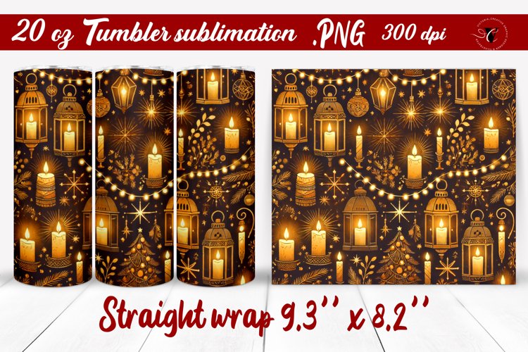 Christmas Tumbler Wrap Image 8