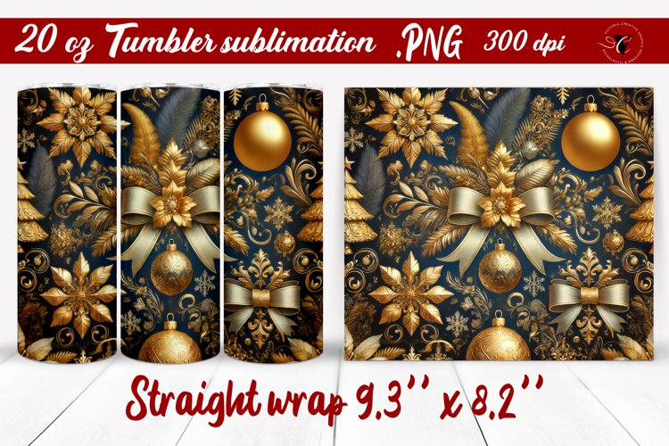 Christmas Tumbler Wrap Image 16