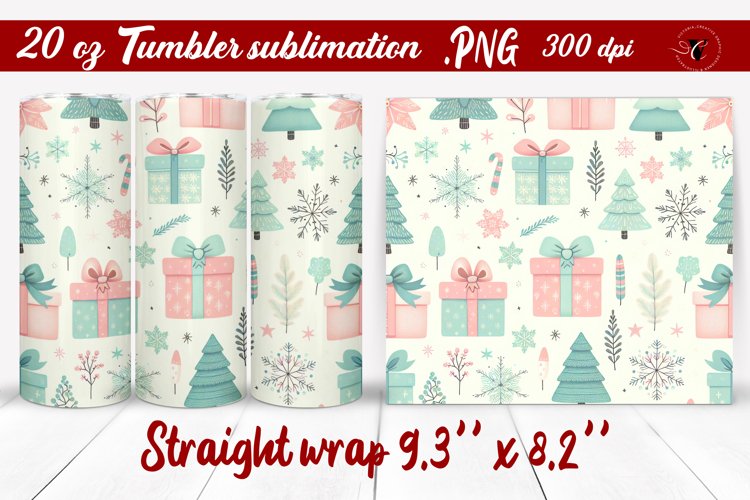 Christmas Pattern | Christmas | Tumbler Wrap
