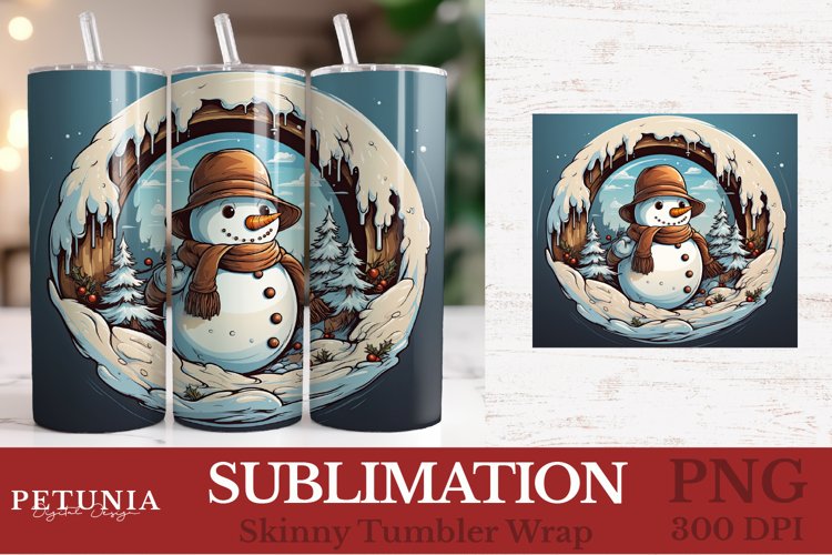 Christmas Tumbler Wrap | Christmas Sublimation PNG