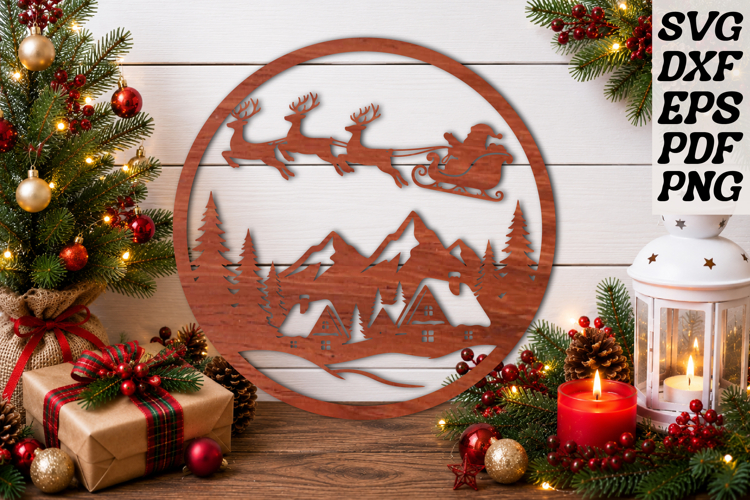 Christmas Village Svg Image 15