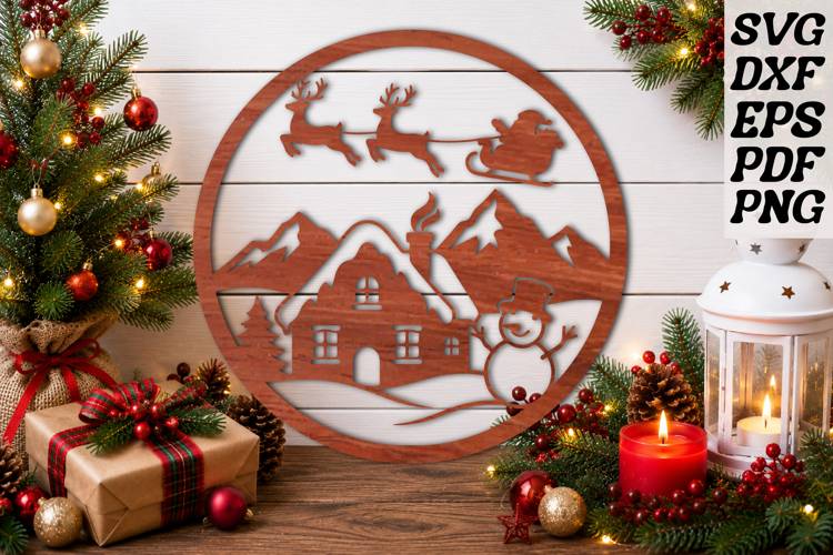 Christmas Village Svg Image 14
