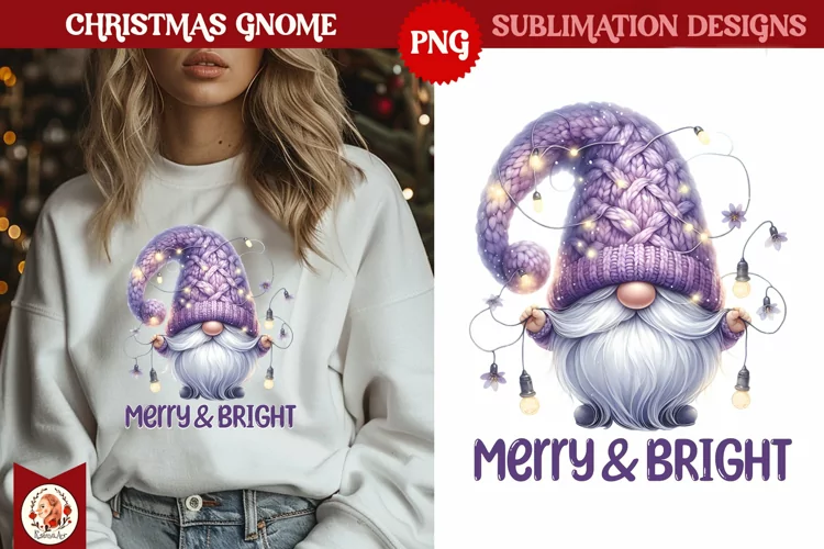 Christmas Gnomes Sublimation, Cute Christmas Gnome
