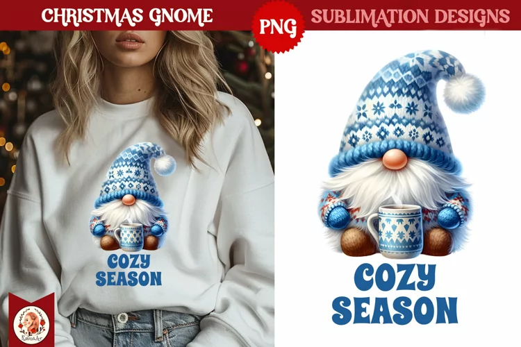 Christmas Gnomes Sublimation, Cute Christmas Gnome