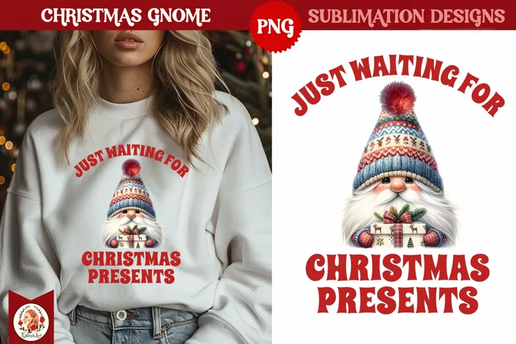 Christmas Gnomes Sublimation, Cute Christmas Gnome