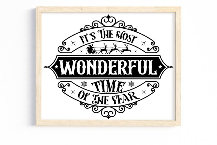Its The most wonderful time of the year SVG