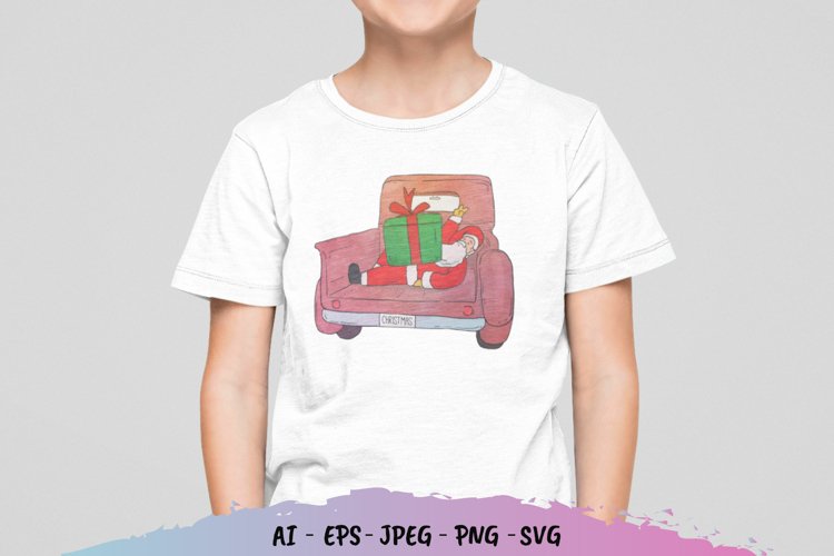 Vintage Truck Clipart Image 17