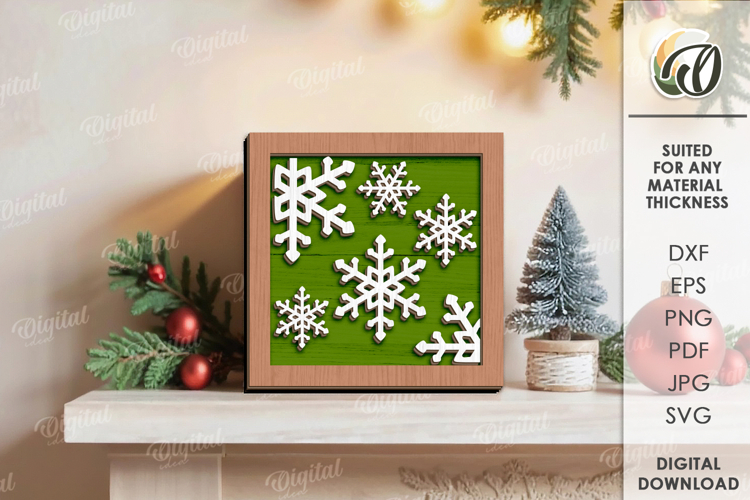 Christmas Wall Art Lasercut. Christmas Decor SVG