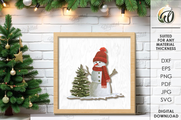 3D Christmas SVG Image 19