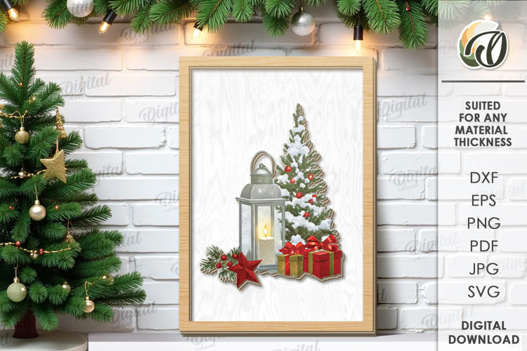 3D Christmas SVG Image 24