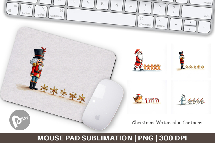 Christmas Cartoons Mouse Pad