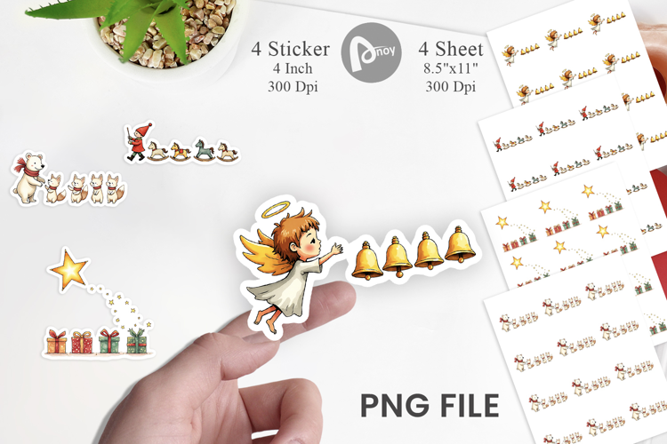 Christmas Cartoons Sticker