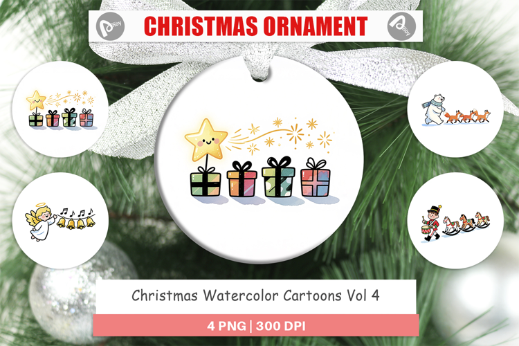 Christmas Cartoons 2 Ornament