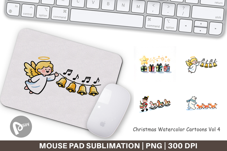 Christmas Cartoons 2 Mouse Pad