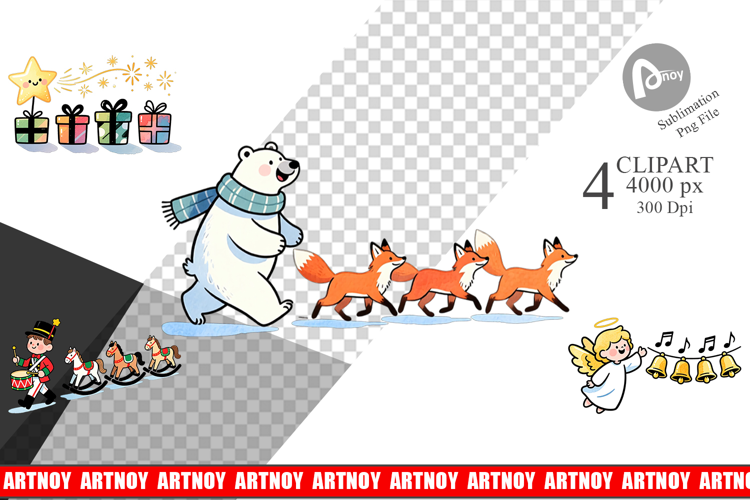 Christmas Cartoons 2 Clipart